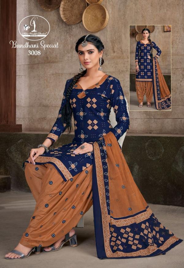 Miss World Bandhani Special Vol-31 Cotton Dress Material